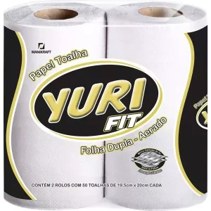 Papel Toalha Yuri 2 unidades