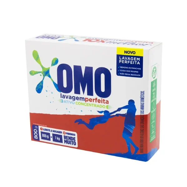 Sabão em Pó Lavagem Perfeita Omo 800g