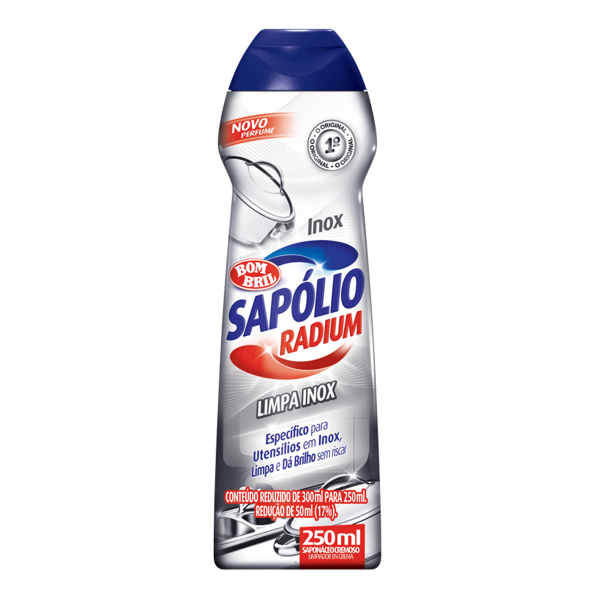 Sapólio Radium Limpa Inox 250ml